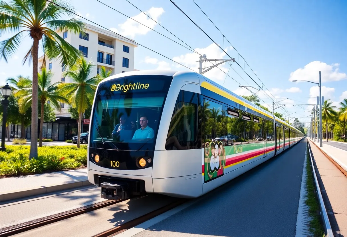 Brightline Train in Florida