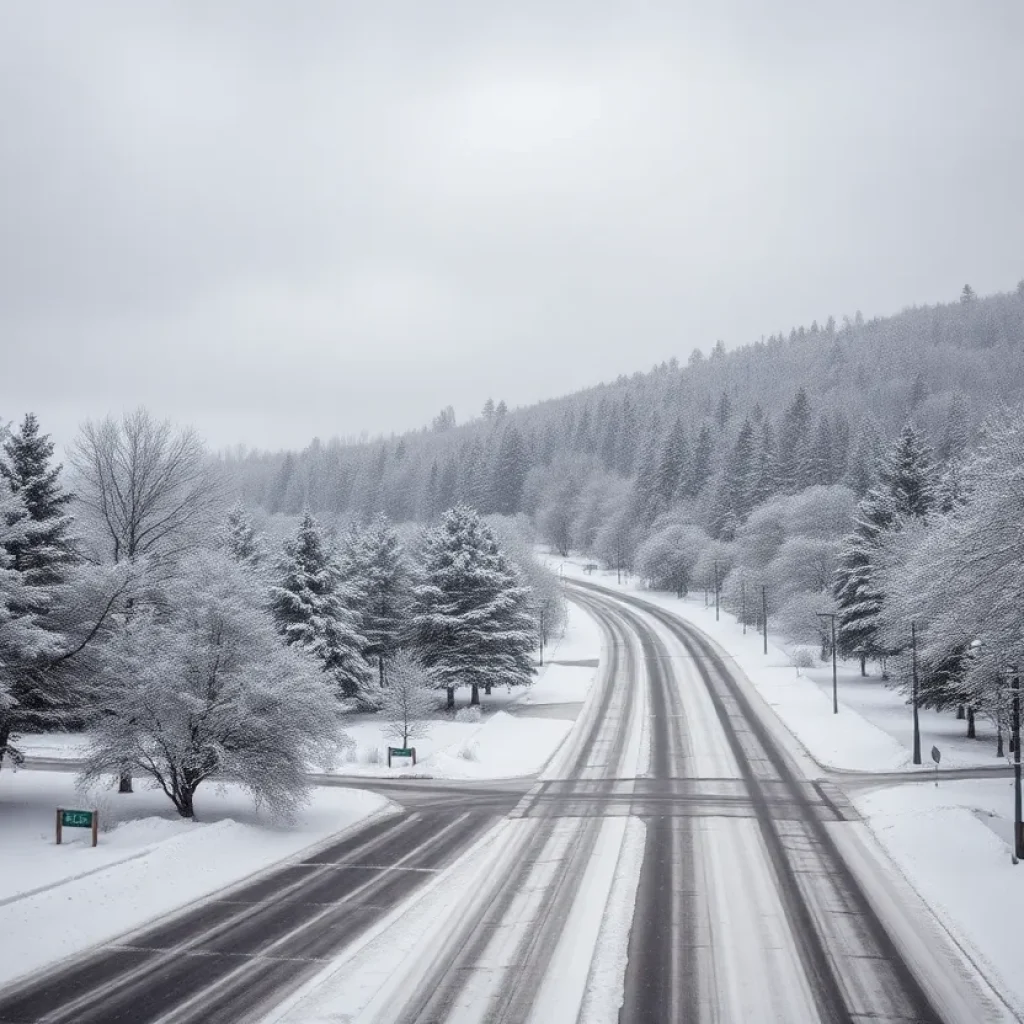 Colorado Winter Storm Scene