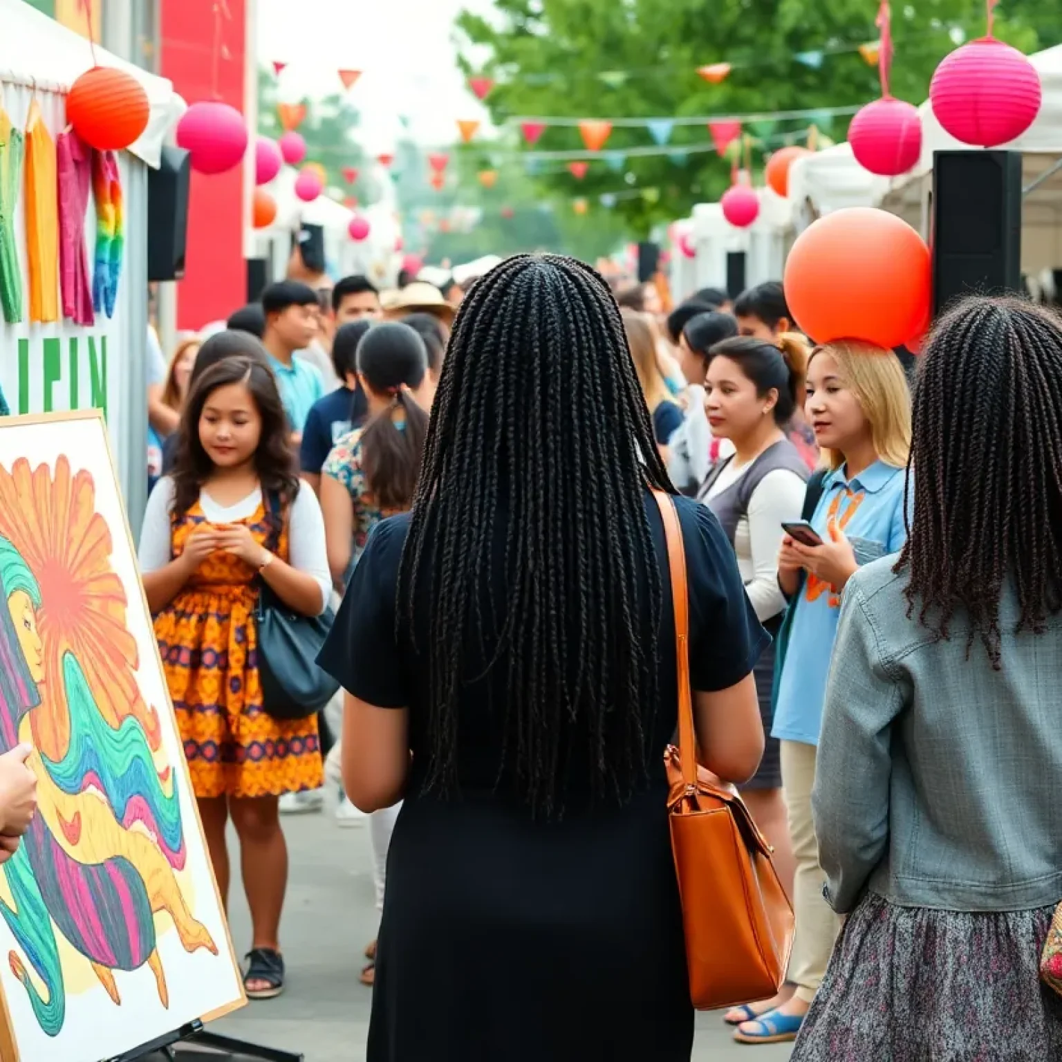 Students and faculty engaging in artistic performances at the Festival of the Creative Arts