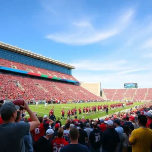 Florida State University football stadium during recruiting