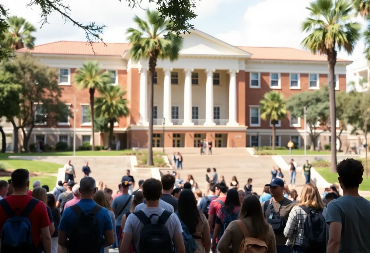 FSU campus gathering honoring Myles Hollander