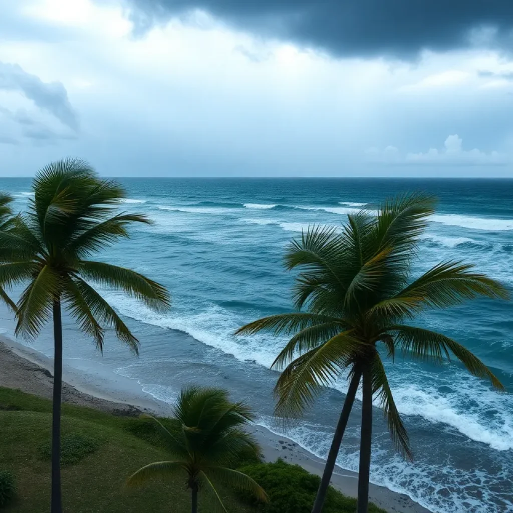 Hurricane Debby Approaches Florida Coastline