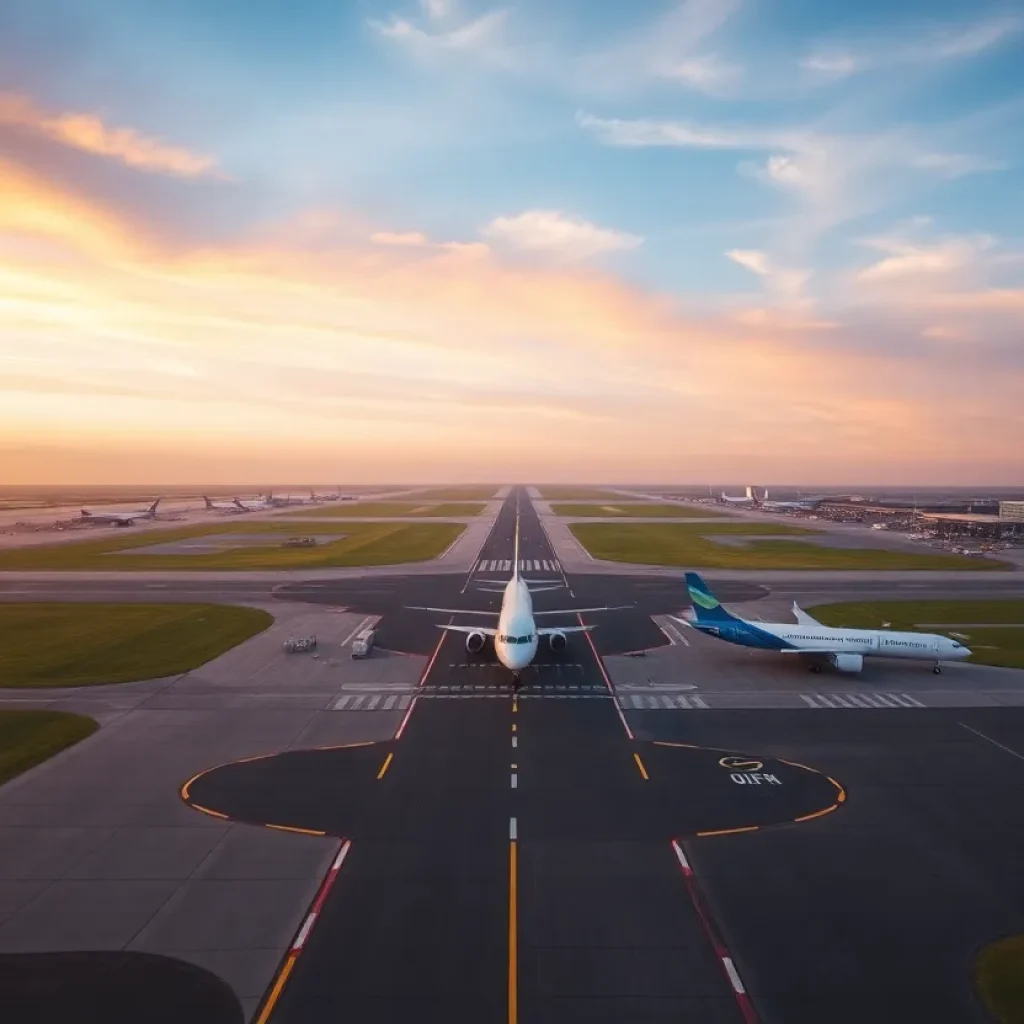 Construction of new taxiways at Tallahassee International Airport