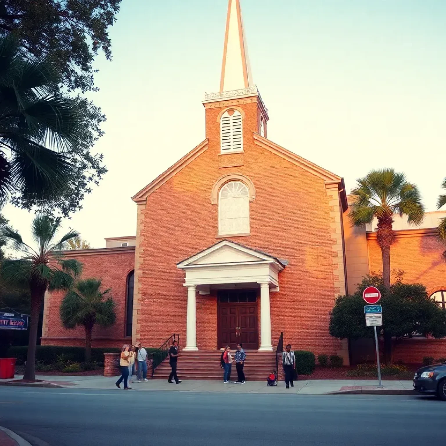 Trinity United Methodist Church in Tallahassee during celebrations.