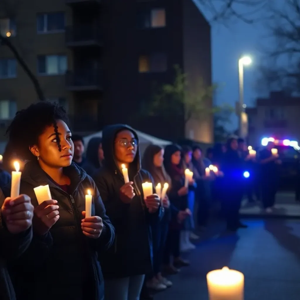 Vigil for Antavious Scott in Florida City