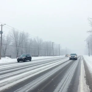 Virginia Winter Storm Scene