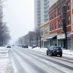 Snowy image of Tallahassee during Winter Storm Enzo