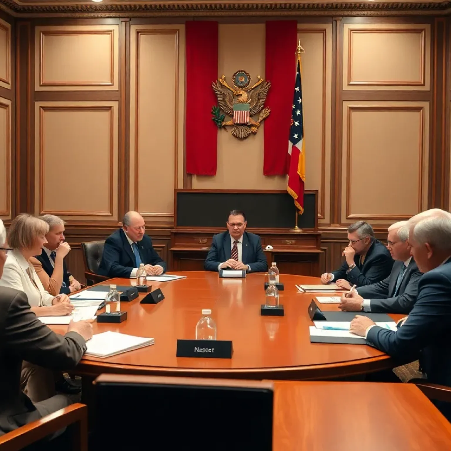 Political Meeting on Committee Changes